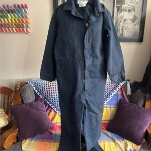 - Dark Blue Workwear Jumpsuit